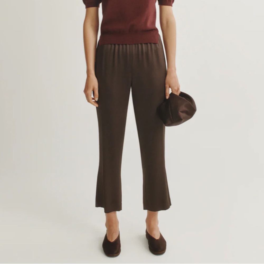 Chic Brown Flare Pants for Women